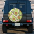 thumbnail image 3 of Kdxio Cute Avocado for Tire Cover Wheel Protectors Tyre Covers Weatherproof Wheel Covers Universal Fit for Trailer Rv SUV Truck Camper Travel Trailers 16 inch, 3 of 8