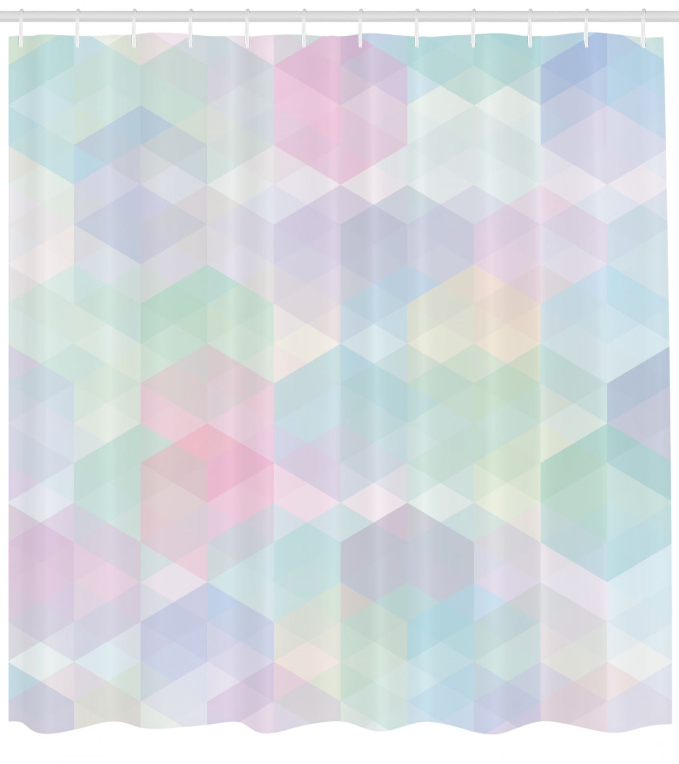 pastel shower curtain