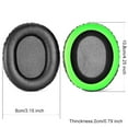 thumbnail image 2 of Almohadillas de repuesto para auriculares, piezas de almohadillas para Kingston HyperX Cloud 2, color verde, 2 of 7