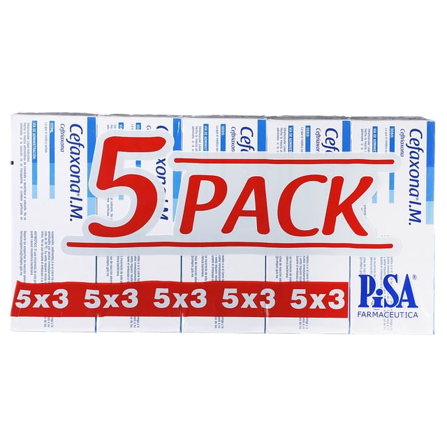 Cefaxona Im 1g Sol Iny Fa 5Pack
