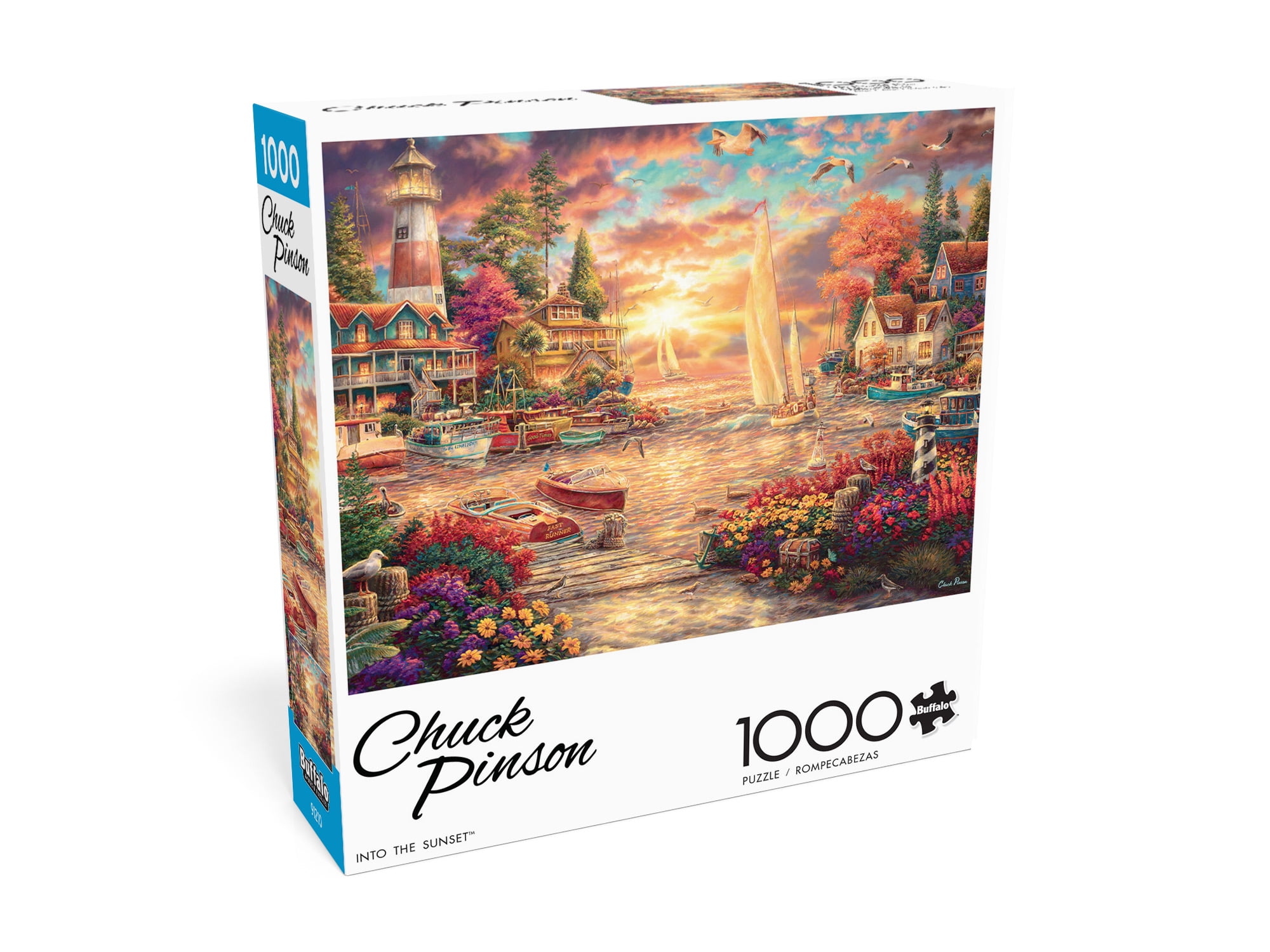 Buffalo Games Chuck Pinson - Into the Sunset 1000 Pieces Jigsaw Puzzle