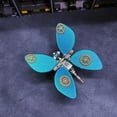 thumbnail image 5 of 3D Metal Puzzle Insect Model Kit, 97PCS 3D Cyberpunk DIY Mechanical Scaled Wing Floating Butterfly Building Kit, Unique Desk Creative Art Decorations Gift for Adults, 5 of 5
