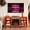 Oak, variant on Tv Stand With Electric Fireplace And Cable Management - 58"w X 15.5"d 24.4"h, Fits 32 62" Tvs, Black Finish 21 Design Cabinet Power Outlets 58" 15.5" 24.4", 50 59"
