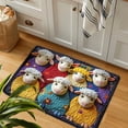 thumbnail image 4 of Fmbmuo Absorbent, Door Mat Soft Indoor Decor Rectangular Entryway Rugs Runner, Multicolor Farmhouse Cartoon Dog Entry Rug, 16"x24", 4 of 5