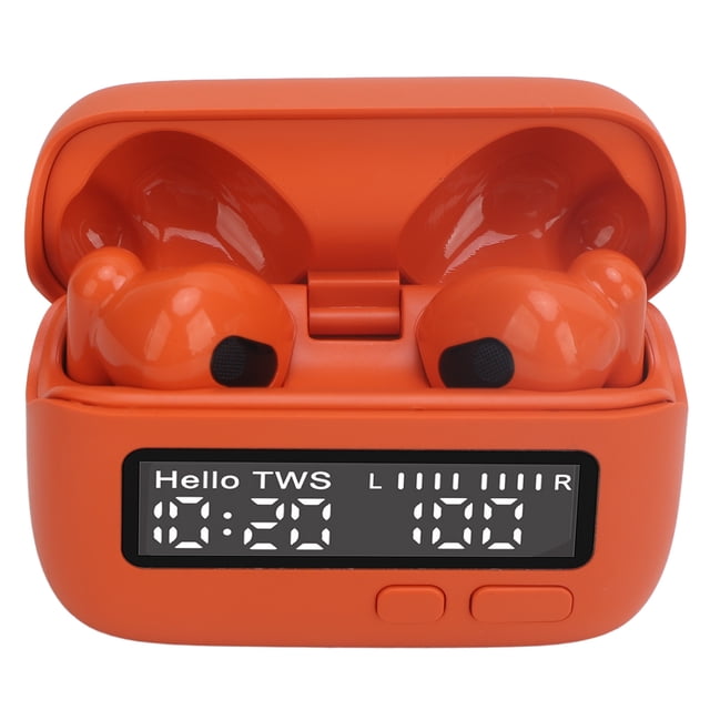 5,2 Auriculares, Estilo retro Encrina la Reducción de Ruido Deportes Juegos de Sonido Estéreo Auriculares Inalámbricos con Pantalla Led de Alimentació, Para Fitness, Ciclismo,