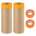 thumbnail image 1 of Pre-Taped Masking Paper, Tape and Drape Painters Paper Rolls, 1 of 5