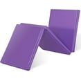 thumbnail image 6 of 6' x 2' Tri-Fold Portable Folding Exercise Gym Mat Extra Thick Foam Gymnastics Mat Aerobics Yoga Martial Arts MMA Stretching Core Workouts w/Carrying Handle, 6 of 18
