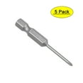 thumbnail image 1 of Unique Bargains 5Pcs 1/4-Inch Hex Shank 50mm Length Phillips 2PH1 Magnetic Screw Driver S2 Screwdriver Bits, 1 of 4