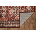 thumbnail image 6 of Linon Home Décor Washable Neil Area Rug or Runner Collection, Garnet and Ivory, 3' x 5', 6 of 7
