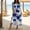 Dresses-274Blue, variant on Gamivast Plus Size Dresses for Women V-Neck Short Sleeve Maxi Dress Floral Dress Loose Fit Long Dress Boho Beach Dress Vacation Sundress Resort Wear for Cruise Light Blue XL