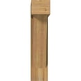thumbnail image 2 of Ekena Millwork 8"W x 28"D x 36"H Traditional Block Rough Sawn Bracket w/ Offset Brace, Western Red Cedar, 2 of 25