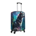 thumbnail image 3 of Fotbe Colorful Plant Wolf Luggage Cover Protector,Suitcase Protector,Scratch and Dirt Resistant,Fits 18-32 Inch Luggage-X-Large, 3 of 9