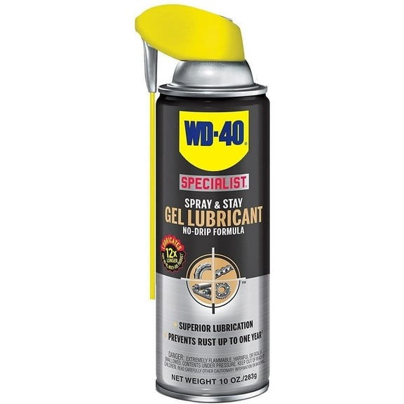 WD-40 Specialist 300103 Gel Lubricant Spray & Stay Aerosol Can, 10 oz
