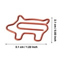 thumbnail image 2 of Tyeign Animal Paper Clips, Paper Clips for teens Animal Shaped Paperclip Fun Paper Clips Assorted Colors Paperclip Coated Paper Clips Bookmark Clips Office Supplies for Document Organizing 20 Counts, 2 of 7