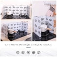 thumbnail image 3 of 3 Sided Splatter Guard Foldable Grease Splatter Screen for Frying Pan Aluminum Foil Splash Guard for Stove Top Oil Splash Insulation Block Barrier for Cooking Kitchen Restaurant Use, 3 of 7