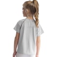 thumbnail image 2 of Yruioon Kids Girls Boys Dry Fit Sports T-Shirts Athletic Shirts Short Sleeve Activewear Tees Tops for Gray 120, 2 of 6