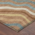 thumbnail image 3 of Addison Rugs Chantille Indoor/Outdoor Transitional Abstract Paprika Machine Washable Rectangle Rug, 3' x 5', 3 of 8