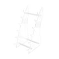 thumbnail image 3 of Soporte de escritorio para espadas, soporte horizontal coleccionable para cuchillos. claro 15x13.5x26cm, 3 of 9