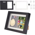 thumbnail image 2 of Medal Display Shadow Box Black Medal Display Case Natural Wood Photo Frames with Clear Window, 2 of 9