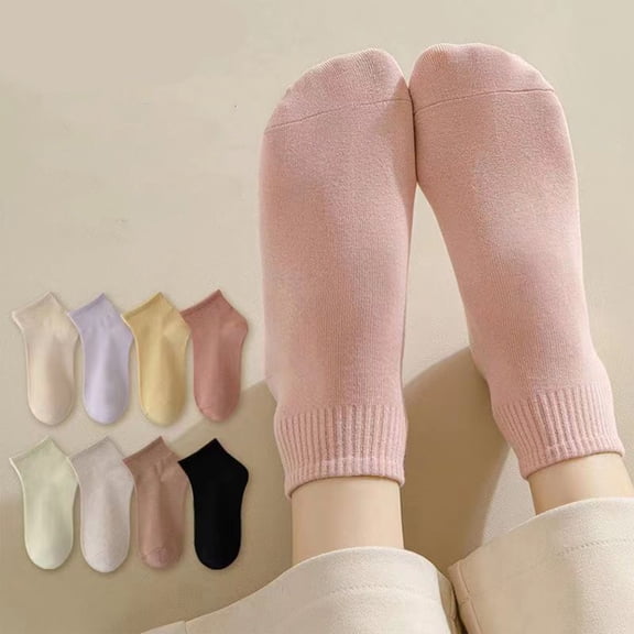 Womens Ankle Socks Short Low Cut Cotton Comfort Breathable Casual Socks Soft Pastel Hues with Seamless Toe Closure and Low-Cut Fit Beige