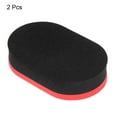 thumbnail image 3 of Uxcell Table Tennis Rubber Cleaner Ping Pong Cleaning Sponge Paddle Cleaner Racket Care Soft, Red Black 2 Pack, 3 of 6