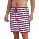 thumbnail image 2 of Balery American Patriotic Stars And Stripes Traje de Baño Estilo Hawaiano para Hombre, Shorts de Secado Rápido con Bolsillos-Large, 2 of 6
