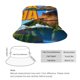 thumbnail image 2 of Lava Sombrero bucket para adultos, gorra de protección solar, sombrero de pescador plegable para viajes al aire libre, pesca y actividades de verano, 2 of 6