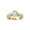 10K Yellow Gold, variant on ARAIYA FINE JEWELRY 10K White Gold Oval and Round-Shape Lab Grown Diamond Solitaire Engagement Ring (2 Cttw, D-F Color, VS1 Clarity) Size 9