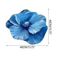 thumbnail image 2 of PEONAVET Flower Rug 40x40cm Shaped Flower Diatom Pulp Carpet with QuickDrying and AntiSlip Features, 2 of 4