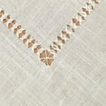 thumbnail image 3 of shiyou-Handmade Double Hemstitch Natural Tablecloth, Round 36 Inch, 3 of 4