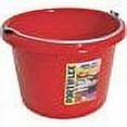 thumbnail image 2 of Fortex-Fortiflex N4008R Utility Pail, 8 qt Volume, Fortalloy Rubber Polymer, Red, 2 of 3