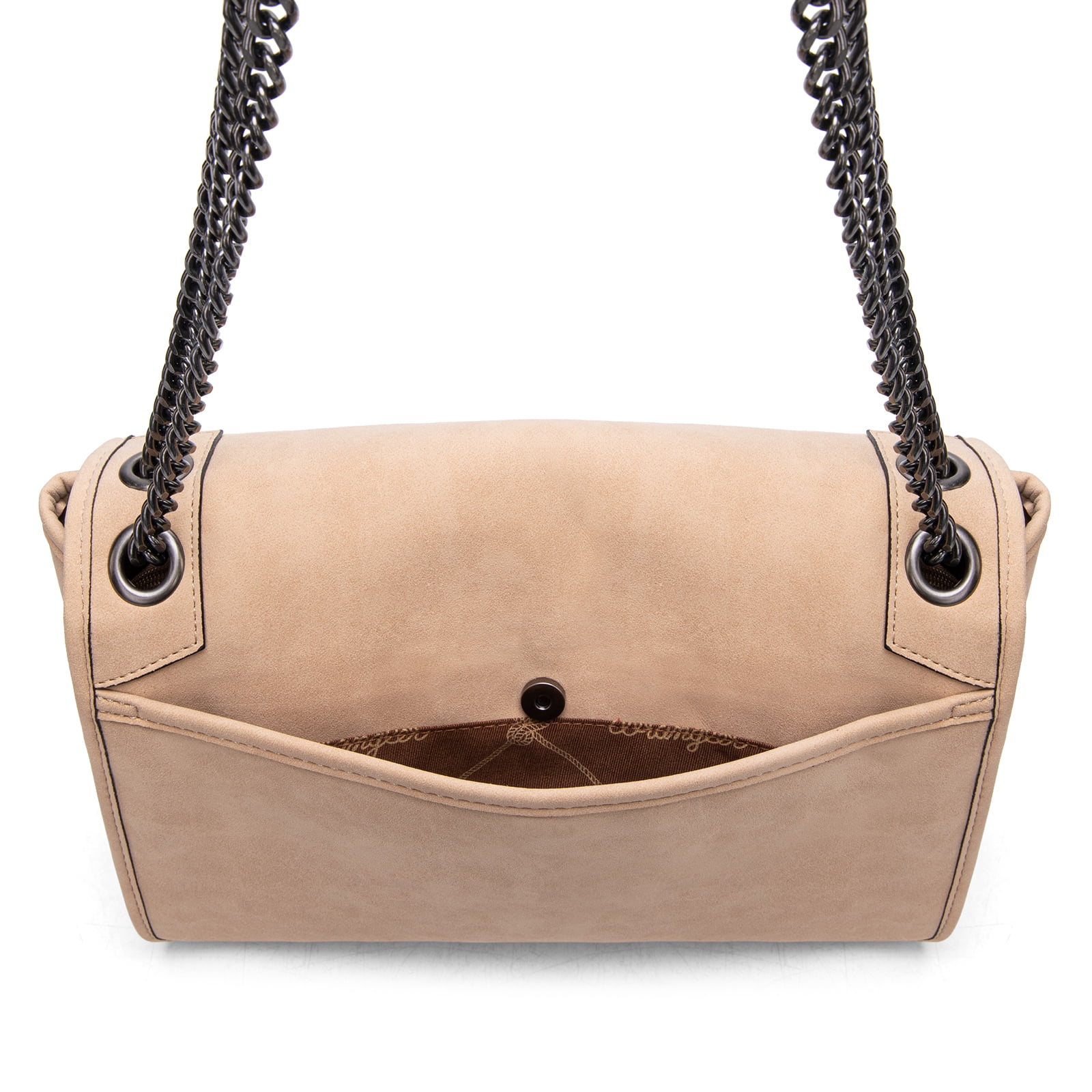 Wrangler Shoulder Bag for Women Retro Purses and Handbags Crossbody Bags with Chain Strap, Tan