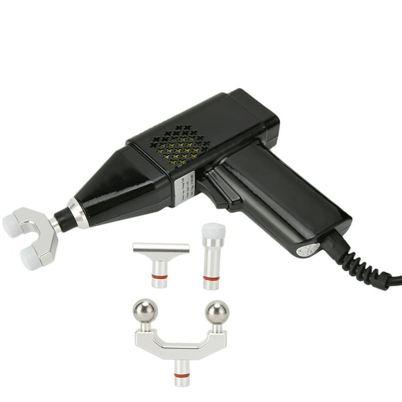 Electric Spine Chiropractor, Stimulate Nerve Cells Electric Spine Adjusting Gun Stable Force Adjustable Strength Cooling Fan 100-240V for Sore Muscles US Plug