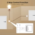 thumbnail image 2 of Tuya Zigbee Module d'Interrupteur à Gradateur Intelligent 2 Ch, Contrôle des Lumières DEL, Interrupteur à Intensité Réglable, Gradation Continue + Commande Vocale, 1 x Interrupteur à Gradateur, Jaune, 2 of 8