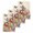 Beige, variant on Easter Bunny Kitchen Dish Towels for Drying Dishes Set of 4, Colorful Eggs Spring Tulips Flower Blue Stripes Waffle Weave Microfiber Hand Tea Bathroom Towels Quick Dry & Absorbent Towel 15.7x23.6