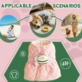 thumbnail image 3 of GASTROPOD Dog Dresses for Small Dogs Girl,Polyester Dog Dress,Bright Colors with Bee Small Dog Costume,Pink,M, 3 of 7