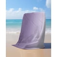 thumbnail image 4 of Purple Ombre Beach Towels Oversized Super Absorbent, White Gradient Modern Abstract Art Lightweight Bath Towel Quick Dry Sets For Bathroom/Pool/Rv Camping/Beach Play/Gym Room/Picnic 35"x70", 4 of 8