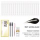 thumbnail image 1 of 2 Colors Eyebrow Tinting Cream Black Brown Wild Eyebrows Long Lasting Eyebrows Gel Paste Waterproof Eyebrow Tint Set Cosmetics yaoshenbao LED, 1 of 2