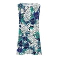 thumbnail image 4 of Yuwull Women's Fashion 2023 Plus Size Summer Dresses Casual Tshirt Sleeveless Knee Length Dresses for Women Flowy Sun Dress Beach Swimsuit Cover Ups, 4 of 5