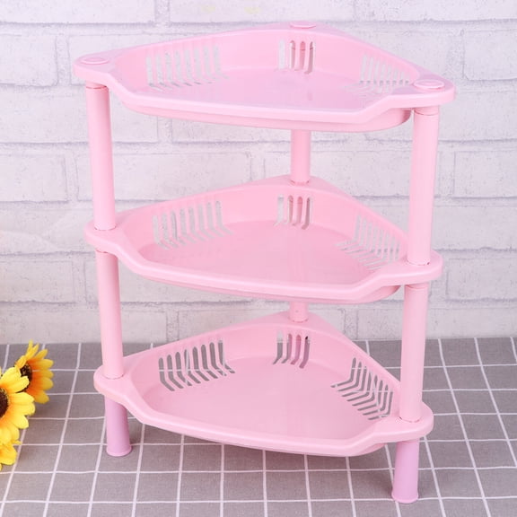 IDEANATEGRATE Desk Storage Shelves Pink 1Pcs 11.0x7.7x13.0in