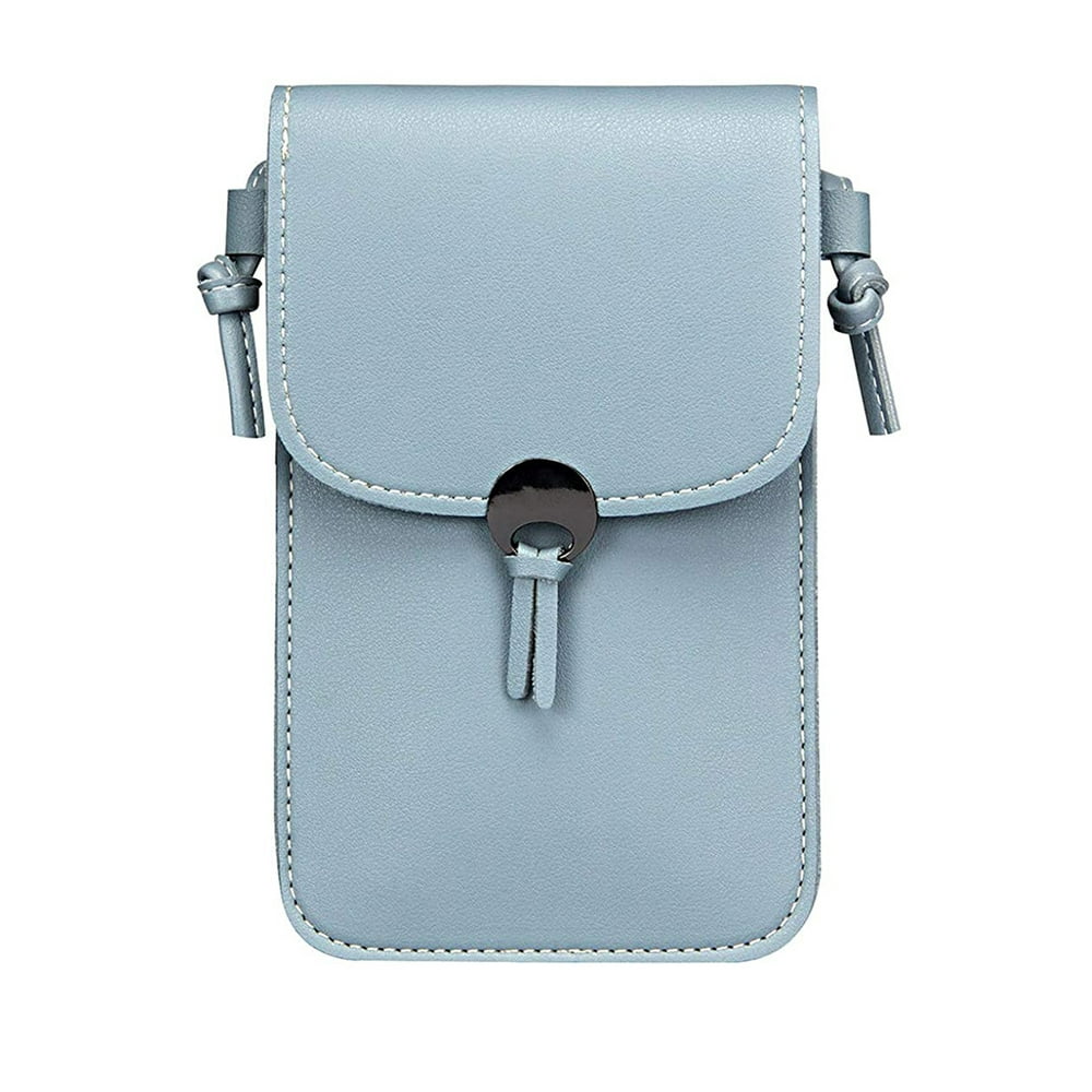 purse with clear cell phone pocket