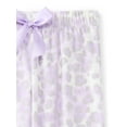 thumbnail image 5 of Sleep On It Girls Foil Print Velour Top and Pants Pajama Set, 2-Piece, Sizes 8-16, 5 of 5