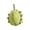 Green, variant on Plush Silvervine Cat Toy with Simulation Fruit Mangosteen and Durian Design for Quiet Chew Play