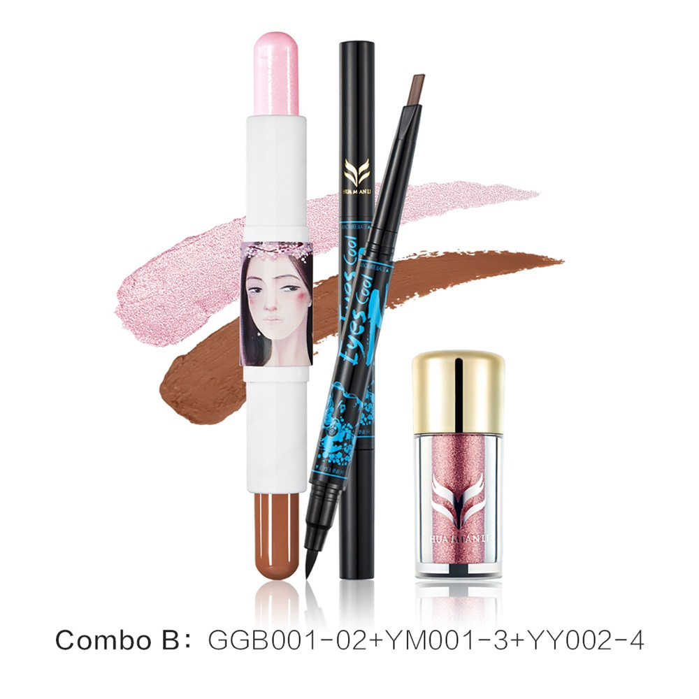 ZHAGHMIN Eyeshadow Tape for Eye Makeup 3 In 1 Makeup Set Concealer