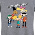 thumbnail image 3 of Hey Arnold! - Group Shot - Women's Short Sleeve Graphic T-Shirt, 3 of 5