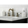 thumbnail image 3 of Fauceture FSC19733APL American Patriot Widespread Bathroom Faucet with Brass Pop-Up, Antique Brass, 3 of 5