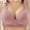 Pink, variant on Push Up Bra Woman's Printing Gathered Together Daily Bra Underwear No Rims Best Bras for Big Busted Women on Clearance