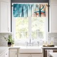 thumbnail image 4 of Coastal Ocean Valance Curtain for Kitchen, Summer Tropical Sand Beach Starfish Shells Blackout Short Windows Treatment for Bathroom Bedroom Cafe, 54x18in, 4 of 5