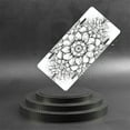 thumbnail image 6 of Monochrome Floral Mandala Funny Personalized License Plate Rust-proof Stainless Steel Metal License Plate Suitable For Men And Women 12.2" x 6.2", 6 of 7