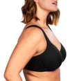 thumbnail image 2 of HSIA Smooth Full Figure Minimizer Bras T-shirt Bra with Unlined Non Padded Bra for Heavy Breast,Plus Size Black,38DD, 2 of 9
